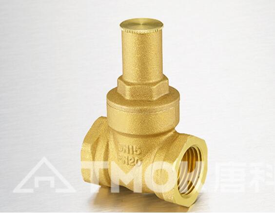 TMOK唐科阀门 水务用黄铜锁闭闸阀 防盗手动铜闸阀 厂家-- 玉环产业