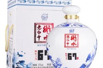 67°衡水老白干 青花 老白干香型高度白酒礼盒 1.6L 单瓶装 津贴满399减50元