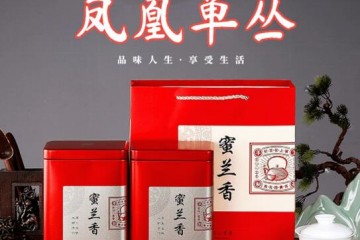 新茶蜜兰香单丛茶叶批发浓香型凤凰单枞礼盒装乌龙茶500g