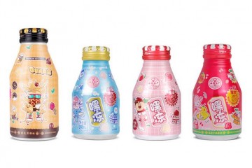 汉口二厂嘿冻果冻汽水爽滑Q弹盐渍荔枝口味果汁饮料248ml*12瓶装