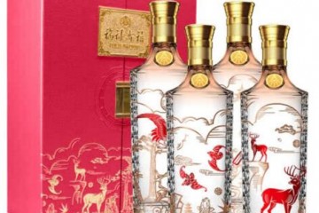 52°五粮液股份公司福禄寿禧臻选礼盒浓香型白酒 婚宴喜酒礼品酒500ml*4瓶（白酒礼盒）