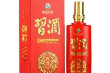 53º贵州茅台集团 习酒酱香10 酱香型白酒 500ml单瓶装
